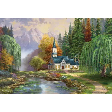 【メーカー取寄】1000M-031 木漏れ日と水辺のチャペル