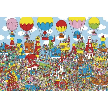 【メーカー取寄】1000M-041 Where's Wally? ピエロのまちはおおさわぎ