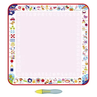 スイスイおえかき 遊んで学べる知育たっぷりシート　　～おえかき・ことば・ひらがな・すうじ～　あか