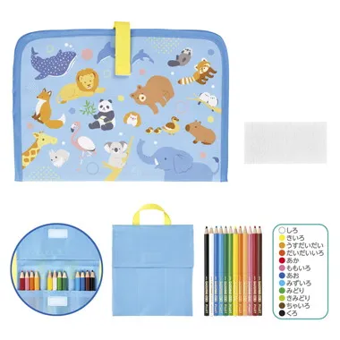 カコーネ お水で消せる色鉛筆おえかきバッグセット