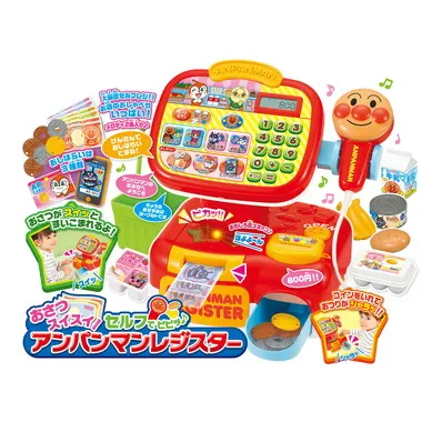 おさつスイスイ！セルフでピピッ　アンパンマンレジスター