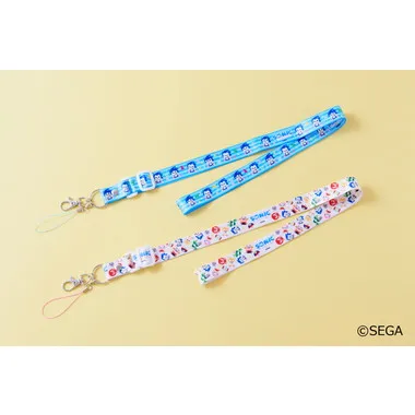 SONIC＆FRIENDS ネックストラップ B （総柄)