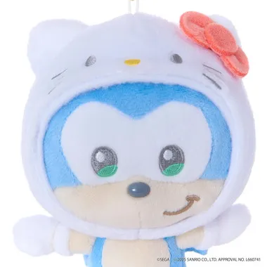 SONIC＆FRIENDS Sanrio characters マスコット　ソニック×ハローキティソニック×ハローキティ