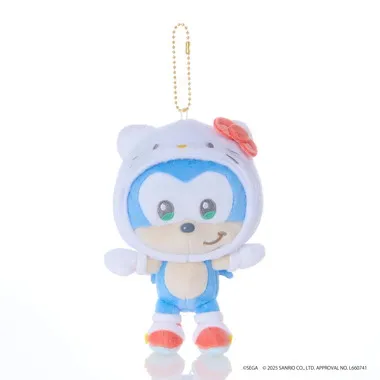 SONIC＆FRIENDS Sanrio characters マスコット　ソニック×ハローキティソニック×ハローキティ