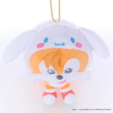 SONIC＆FRIENDS Sanrio characters マスコット　テイルス×シナモロールテイルス×シナモロール