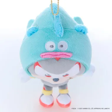 SONIC＆FRIENDS Sanrio characters マスコット　シャドウ×ハンギョドンシャドウ×ハンギョドン