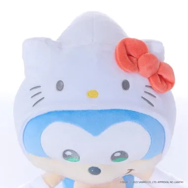 SONIC＆FRIENDS Sanrio characters ぬいぐるみM　ソニック×ハローキティ ソニック×ハローキティ