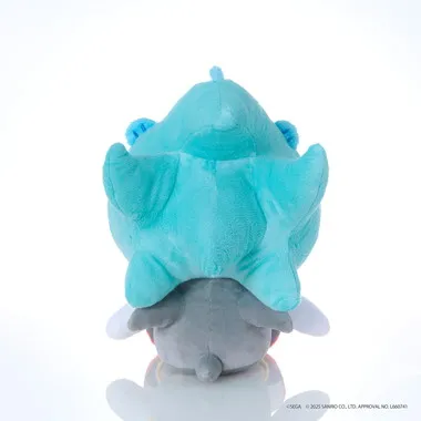 SONIC＆FRIENDS Sanrio characters ぬいぐるみM　シャドウ×ハンギョドンシャドウ×ハンギョドン