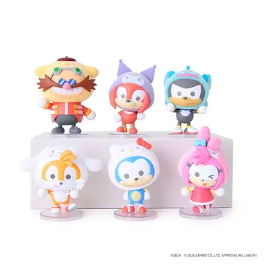 SONIC＆FRIENDS×Sanrio charactersふわふわフィギュア Enjoy