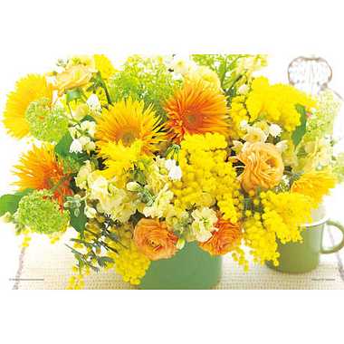 【メーカー取寄】03-884 幸せの黄色い花