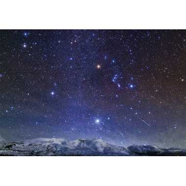 【メーカー取寄】03-912 星降る夜　北海道十勝岳とふたご座流星群