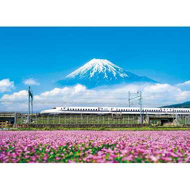 【メーカー取寄】05-1016 れんげの花と富士山（静岡）
