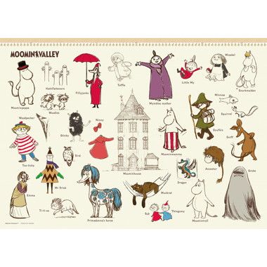 05-1100 ムーミン　スケッチアート