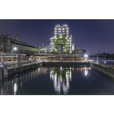 【メーカー取寄】10-1485 川崎工場夜景　レゾナック（ホワイトキャッスル）