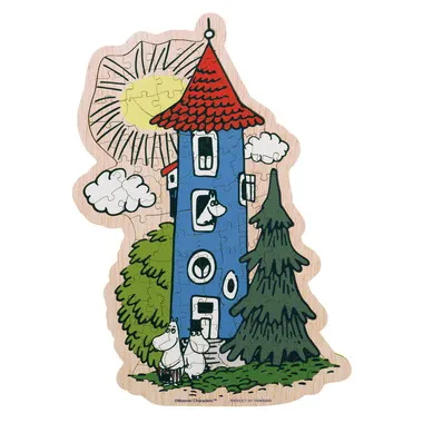 【メーカー取寄】37-07 ウッディパズル　リグミー　ムーミンやしき