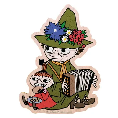 【メーカー取寄】37-08 ウッディパズル　リグミー　スナフキン＆リトルミイ