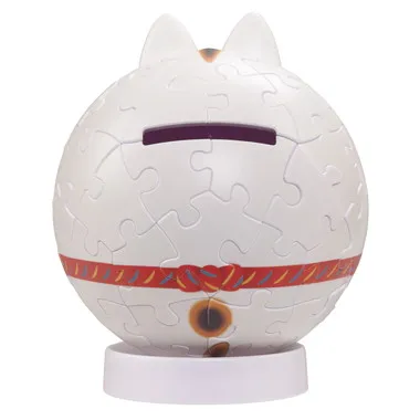 【メーカー取寄】2003-527 パズころりん招き猫白