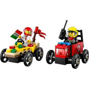 60458 ピザ屋と消防車 レースカーパック