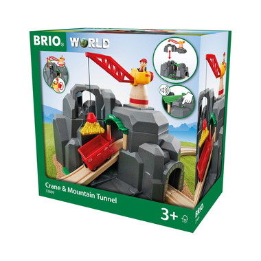 【メーカー取寄】33889 BRIO  クレーン＆マウンテントンネル